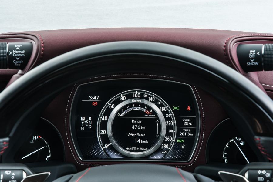 Панель приборов Lexus LS500 2018 года  (ZA) (фото 43 из 46)